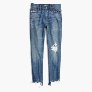 Madewell Perfect Summer Jean Destructed Edition